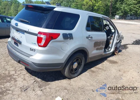 2018 Ford Police Interceptor from USA, damaged, VIN 1FM5K8AR7JGC75896